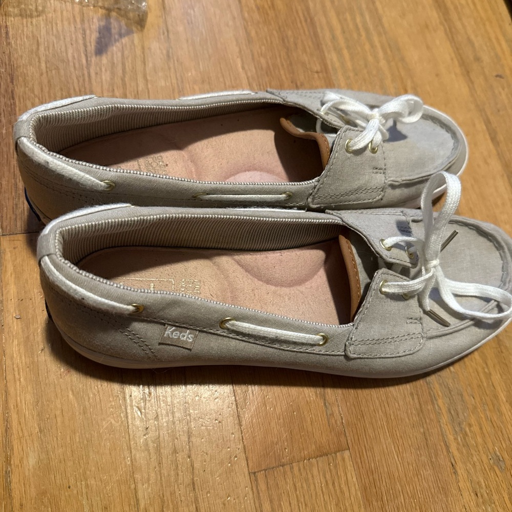 Keds Women's Beige Canvas Sneakers